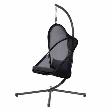 Crush Swing Chair In Black