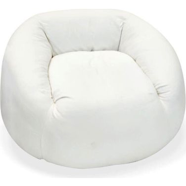 Cubby Chair In White