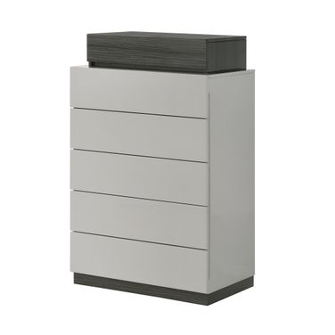 Cube Chest In Light Grey