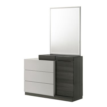 Cube Dresser and Mirror