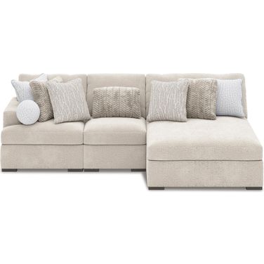 Cuddlesome 3-Piece LAF Sectional with Chaise In Arctic