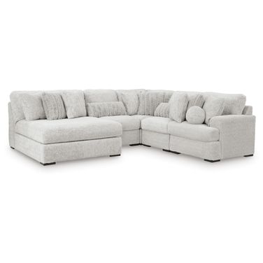 Cuddlesome 5-Piece Sectional with Chaise In Arctic