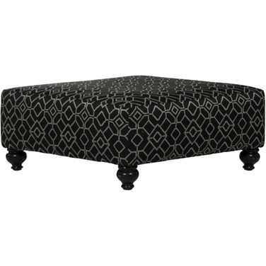Cumberland Cocktail Ottoman In Onyx
