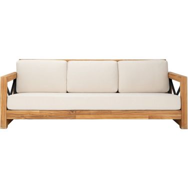 Curacao Teak 3-Seat Sofa In Natural