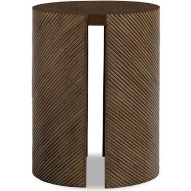 Curate Canna Accent Table In Brown