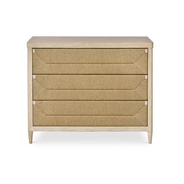Curate Palmetto Three Drawer Chest In Beige