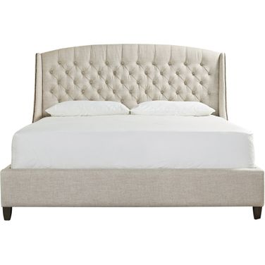 Curated Linen Halston King Platform Bed
