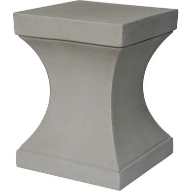 Curby Ivory Concrete Accent Table