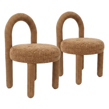 Curco Dining Chair Set of 2 In Brown
