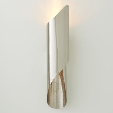 Curl Wall Sconce In Antique Nickel