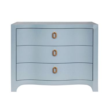 Curved Front Chest In Blue