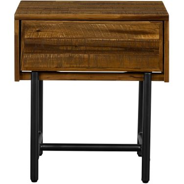 Cusco Rustic Acacia Single Drawer Night Stand