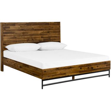 Cusco Rustic Acacia Queen Platform Bed