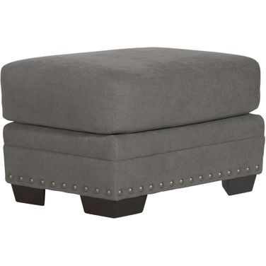 Cutler Ottoman In Ash