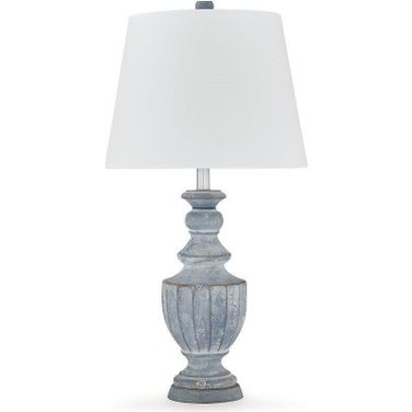 Cylerick Table Lamp In Antique Blue