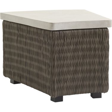 Cypress Point Ocean Terrace Accent Table In Driftwood
