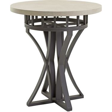 Cypress Point Ocean Terrace High/Low Bistro Table In Driftwood