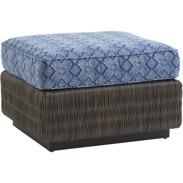 Cypress Point Ocean Terrace Ottoman In Driftwood