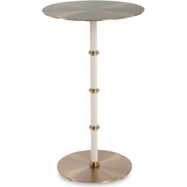 Cyprus Accent Table In Brass