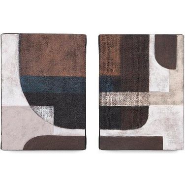 D-Bodhi Brown Artwork Devotion Balancing Set of 2