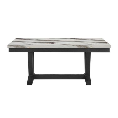 D1319 Dining Table In Black and White