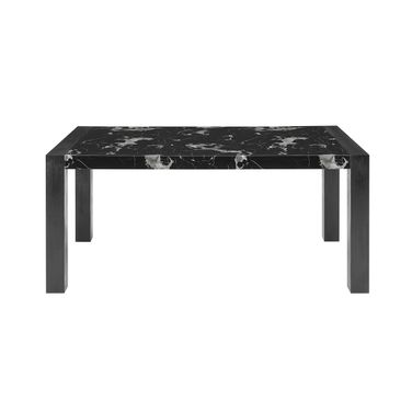 D4088DT Marble Dining Table In Black