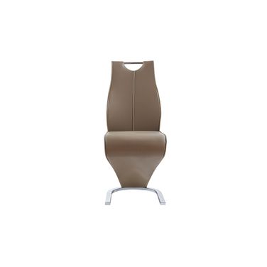 D4126 Dining Chair In Light Brown/Dark Brown