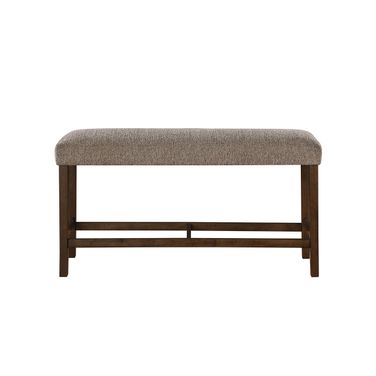 D4355 Bar Table Bench In Dark Brown