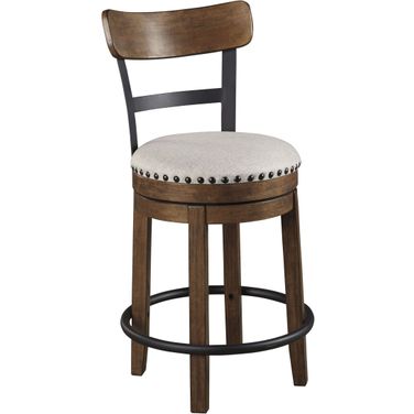 Valebeck Beige Counter Height Barstool