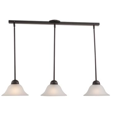 Da Vinci 3L Linear Mini Pendant In Oil Burnished Bronze