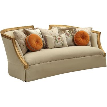 Daesha Antique Gold Sofa