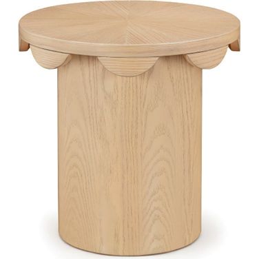 Dahlia Oak Veneer End Table In Natural