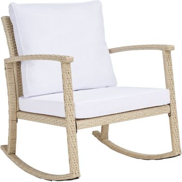 Daire Rocking Chair in Beige