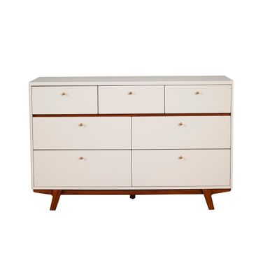 Dakota 7 Drawer Dresser In White