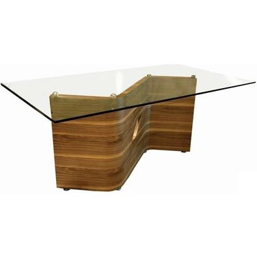 71 Inch Rectangular Dining Table In Brown