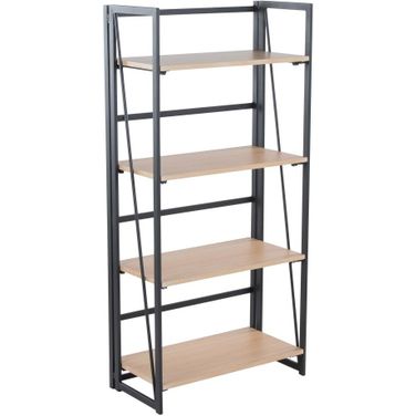 Dakota Bookcase In Black and Natural