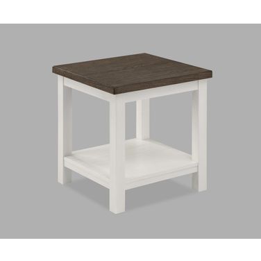 Dakota End Table In Chalk