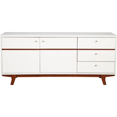 Dakota TV Console In White