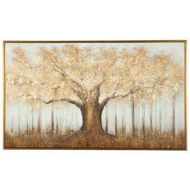 Dalewick Wall Art In Brown/Gray/Gold