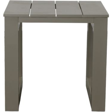 Dalilah Patio Square End Table In Gray