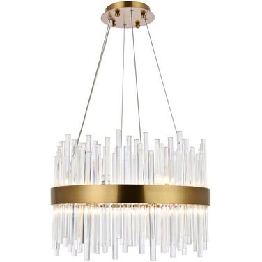 Dallas 14 Light Gold Chandelier