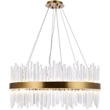 Dallas 18 Light Gold Chandelier