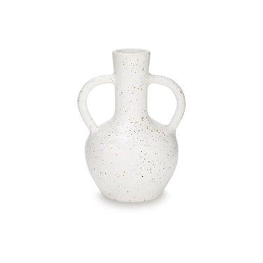 Dallinworth Small Vase In White and Black
