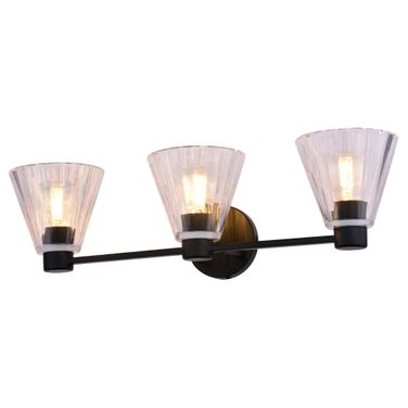 Dalton 23 Inch 3 Light Vanity In Matte Black