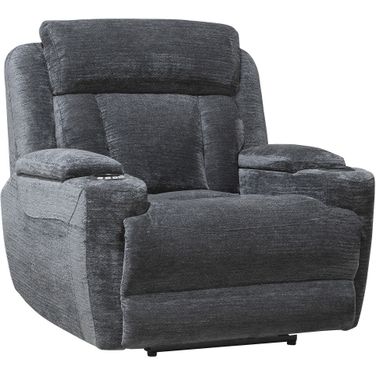 Dalton Power Recliner In Lucky Charcoal