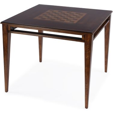 Daltrey 36 Inch Square Game Table In Medium Brown