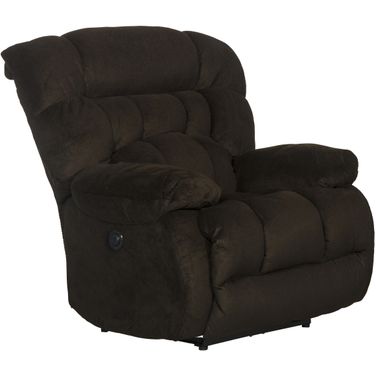 Daly Power Lay Flat Recliner In Chocolate