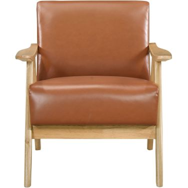 Damala Accent Chair In Natural and Brown