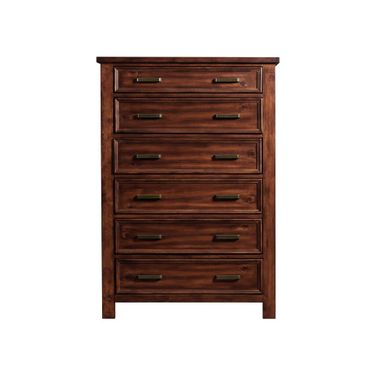 Damen 6-Drawer Chest In Rich Cherry