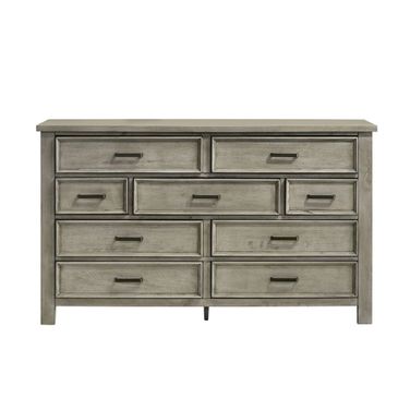 Damen 9-Drawer Dresser In Drift Grey
